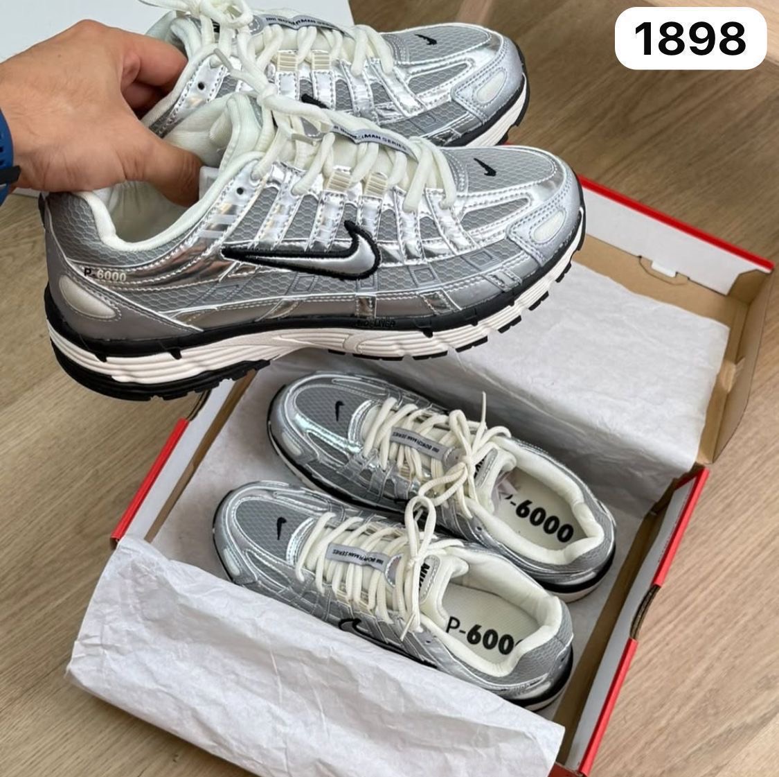 Nike P6000 Plateado