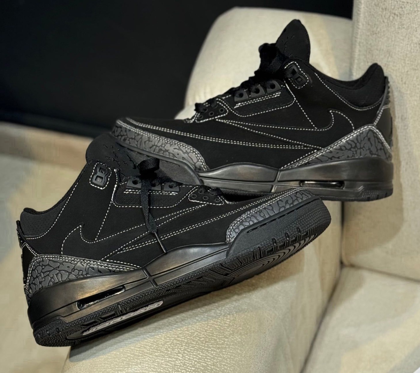 Nike Air Jordan Retro 3 Travis Scott Negro