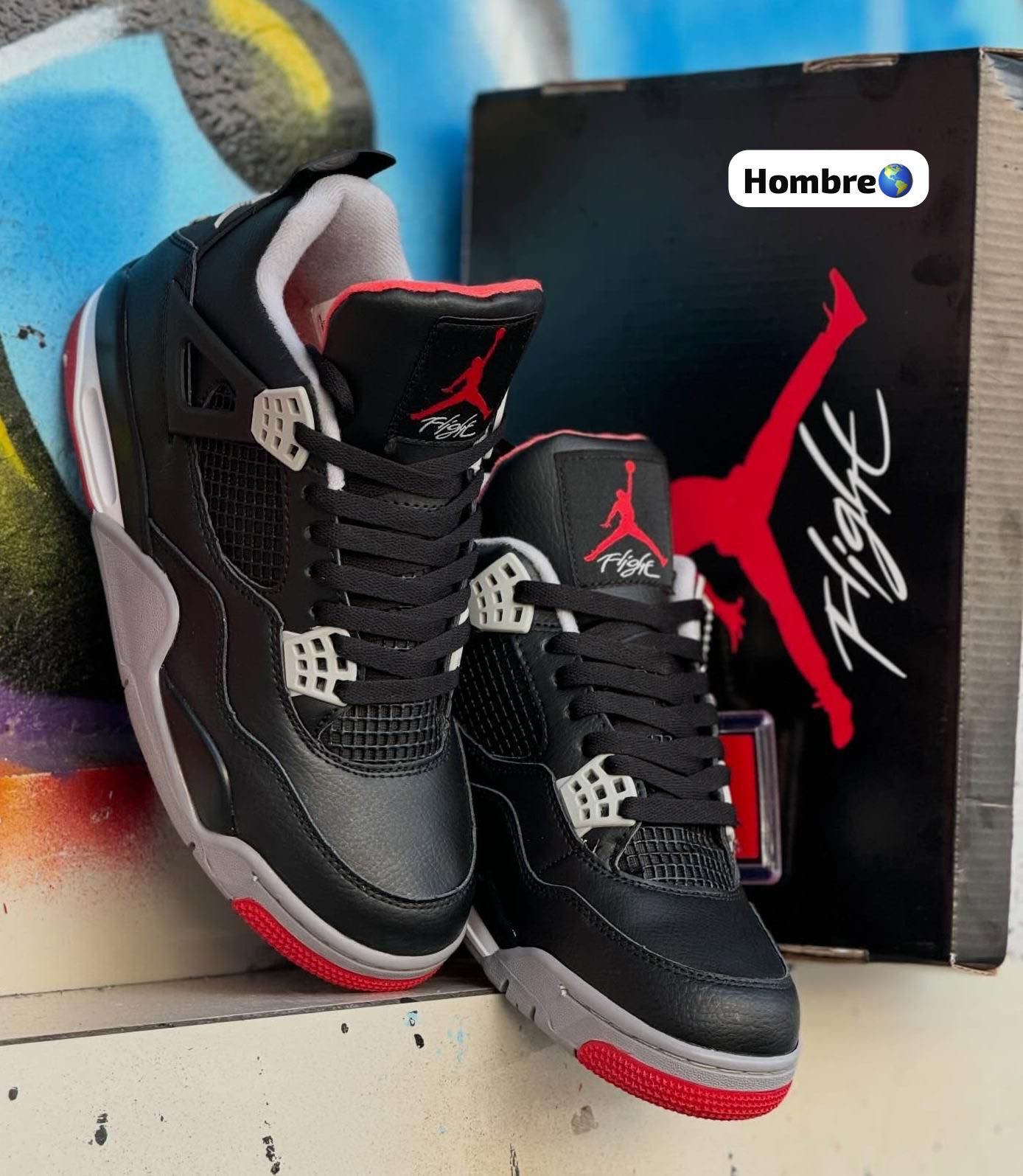 Nike Air Jordan Retro 4 Bred Reimagined
