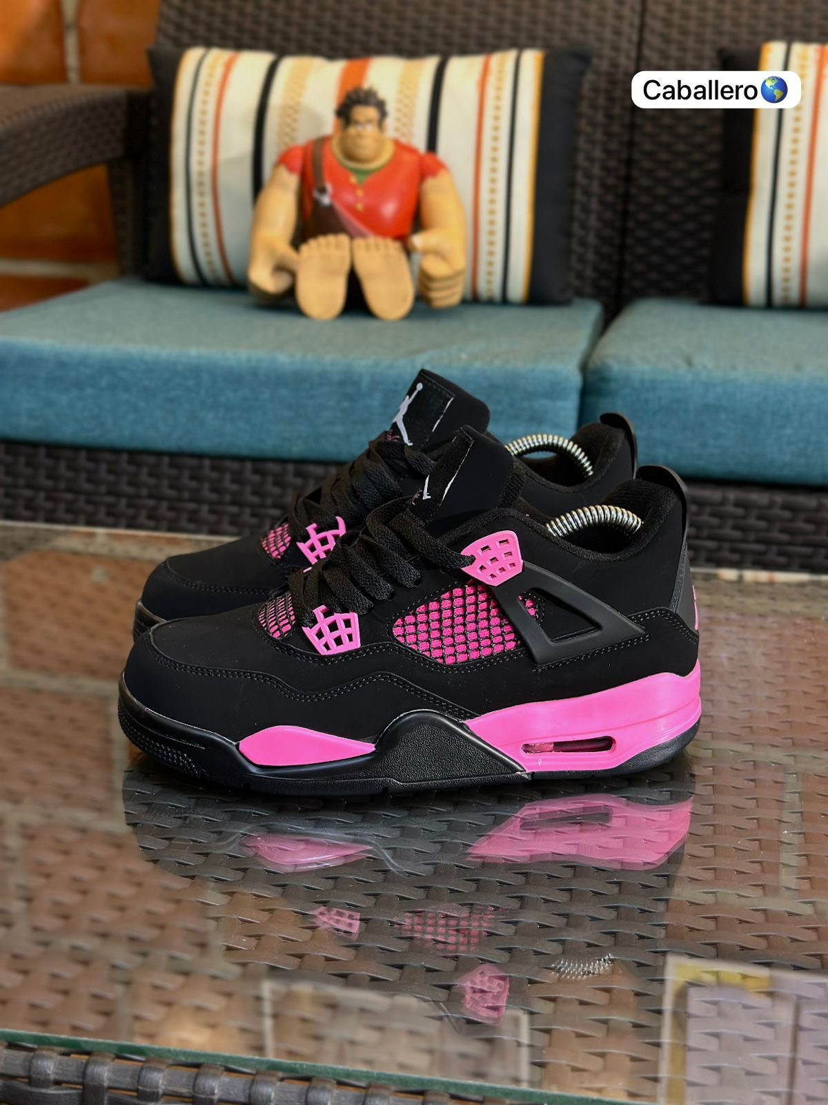 Nike Air Jordan Retro 4 Thunder Rosa